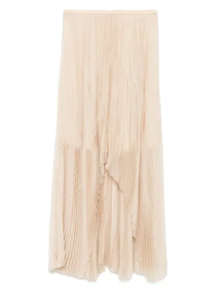 Fustă midi Forte_forte până la genunchi