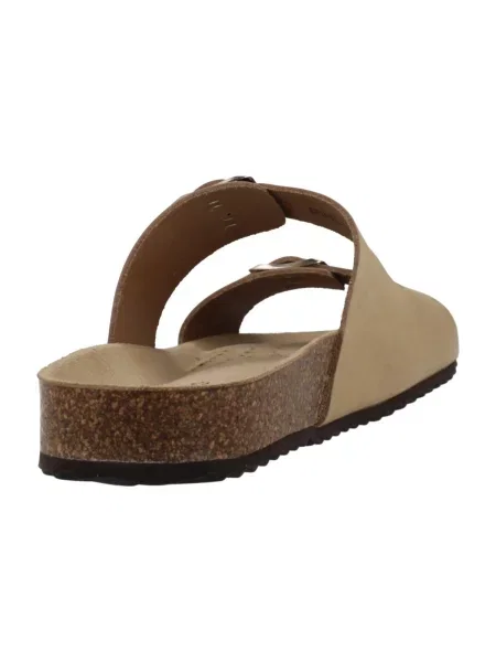 Geox papuci din piele D BRIONIA bej
