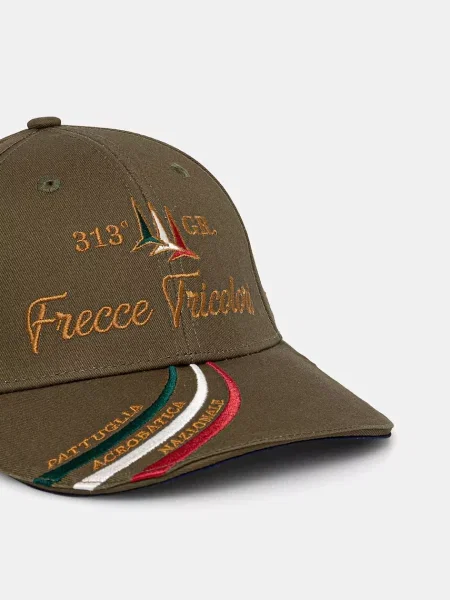 Бейсболка Aeronautica Militare з аплікацією зелений