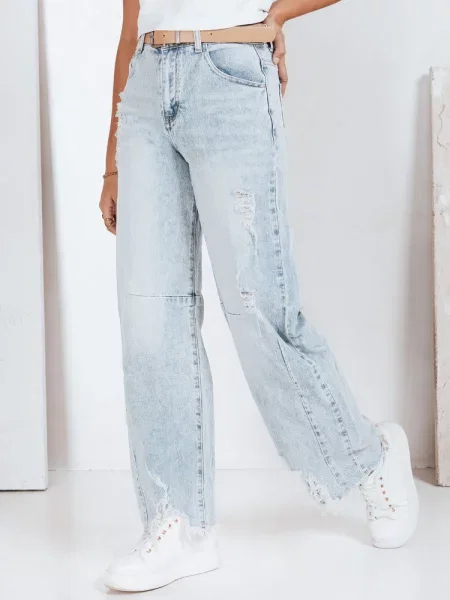 Spodnie jeansowe baggy BAGETSON Dstreet niebieskie