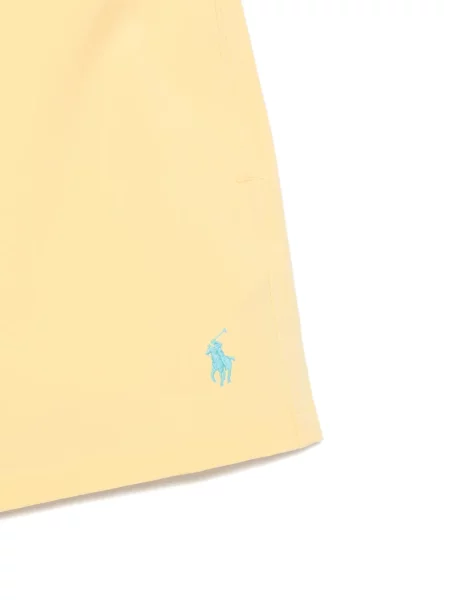 Μικρός πουκάμισο Polo Ralph Lauren με αυτόγραφο κίτρινο
