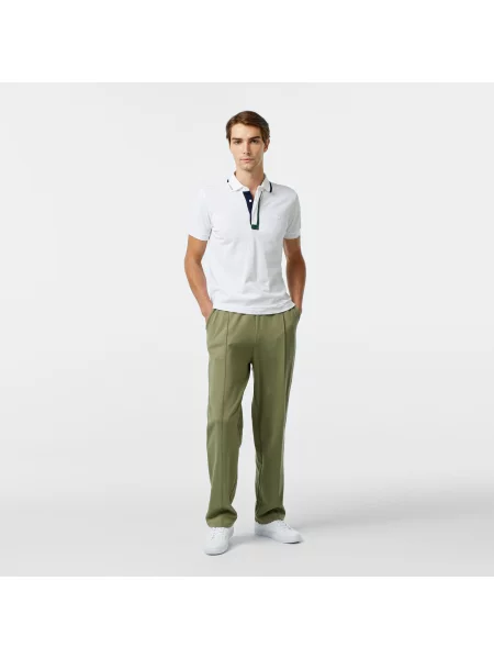 Зауженные брюки Lacoste зеленые