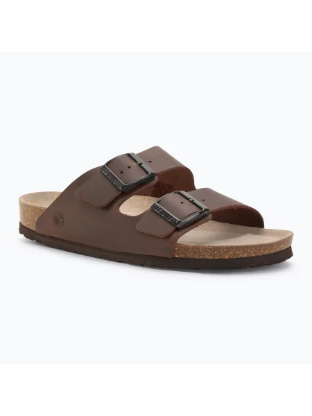 Genuins Hawaii Olajozott bőr habana női flip-flopok Hawaii Oiled Leather barna