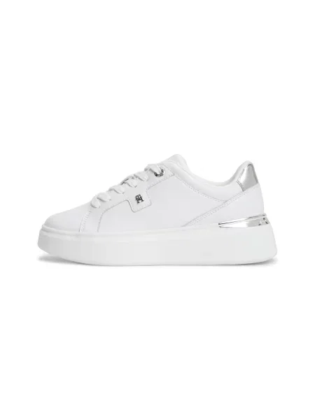 Sneakerși Tommy Hilfiger alb