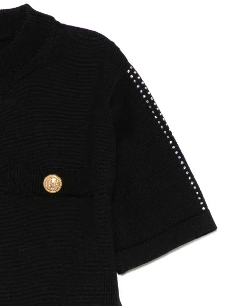 Dětské tričko Balmain černé
