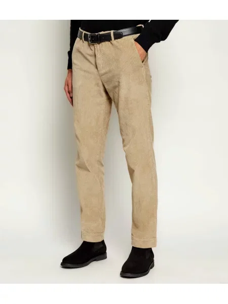 Sand Copenhagen Pantaloni chino Dolan | catifea reiată bej