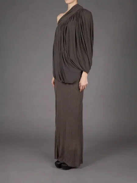 Rochie Rick Owens de costum maro