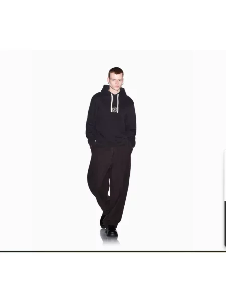 Bluza z kapturem Armani Exchange z kapturem czarna