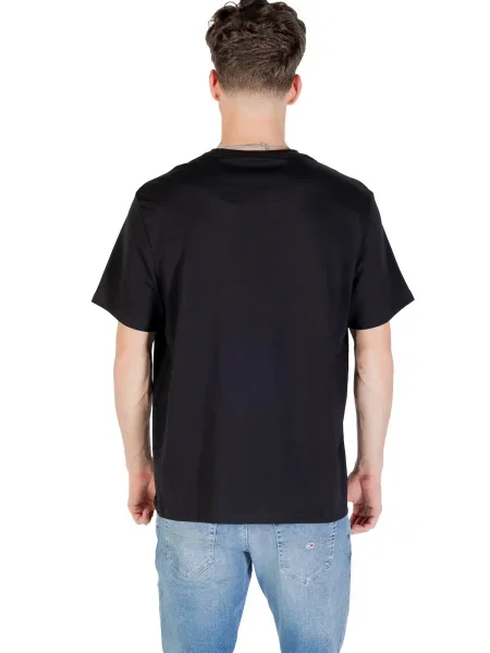 Calvin Klein Jeans T-shirt Deboss Mono Graphic Regular Fit crna