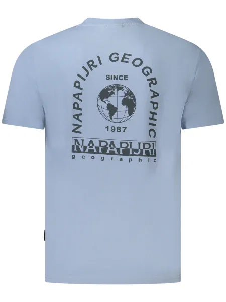 Tricou Napapijri scurt albastru