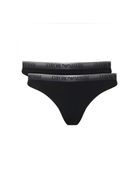 Emporio Armani Underwear Комплект бразильських трусиків чорний