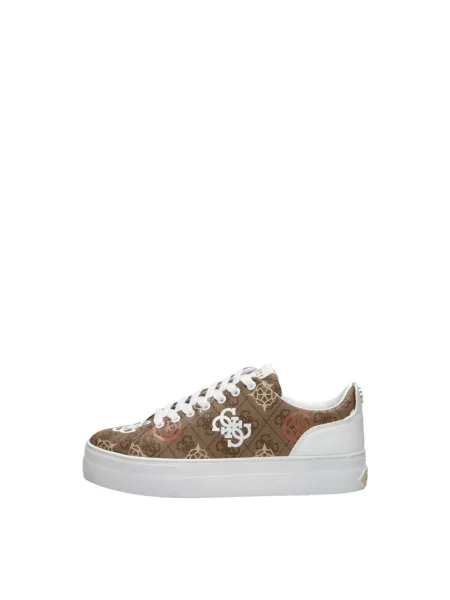 Sneakersy Guess brązowe