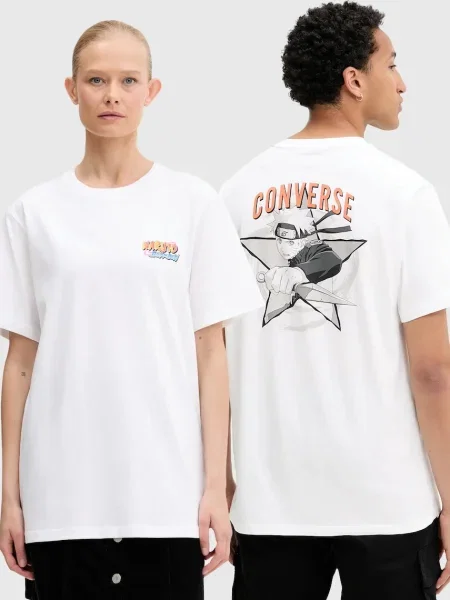 Тениска Converse Converse x NARUTO с принт бяло