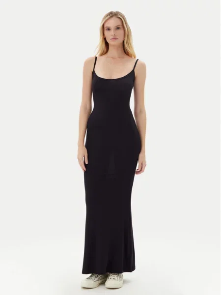 Poletna obleka Guess črna