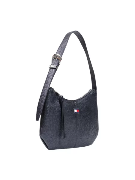 Tommy Jeans torebka z imitacji skóry czarna