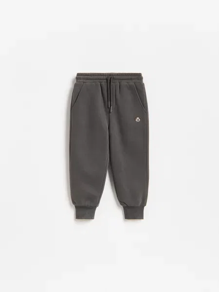 Reserved Pantaloni jogger cu conținut ridicat de gri-închis gri