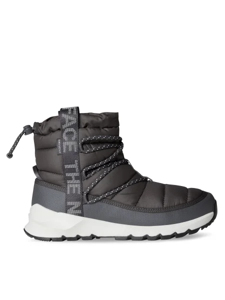 Cizme de zăpadă The North Face Thermoball Lace Up Wp gri