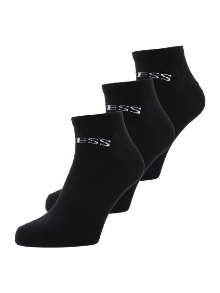 GUESS Șosete negru alb