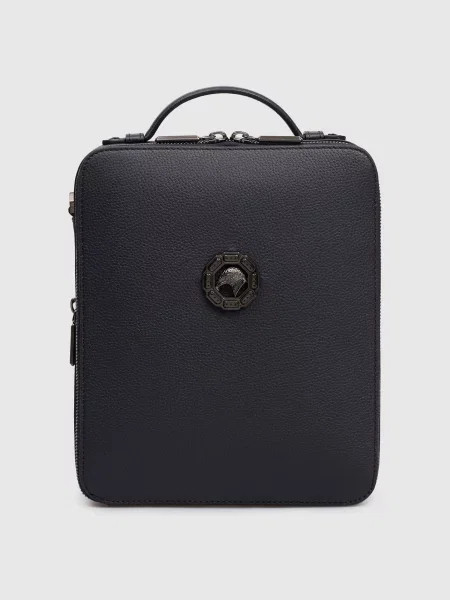 Кожаная сумка Stefano Ricci синяя