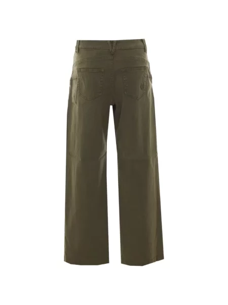 Decupat pantaloni Liu Jo verde