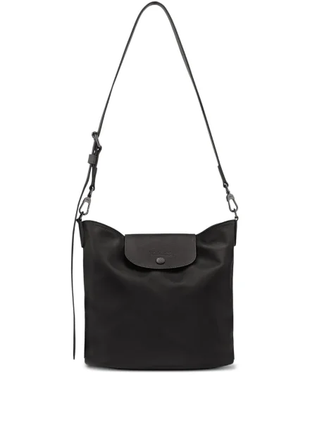 Geanta de piele Longchamp din piele negru