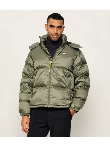Tommy Jeans Geacă de puf Alaska | Relaxed fit verde