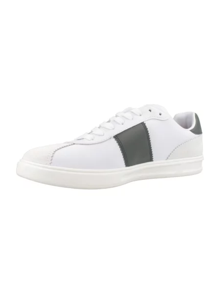 Pantofi Fred Perry din piele de căprioară alb