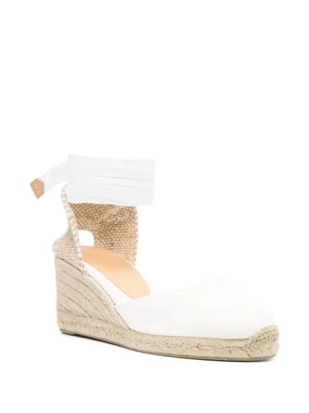 Espadrile Castaner alb