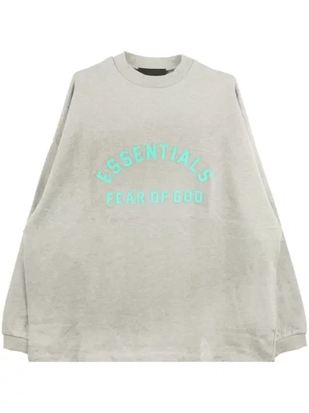 Hanorac Fear Of God Essentials cu imagine gri