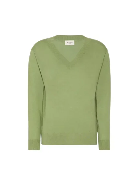 Sweter Weekend Max Mara wełniany zielony