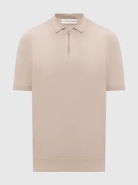 Поло Cashmere&whiskey бежеве