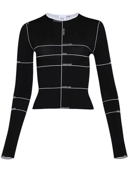 Top Vetements tricotate negru