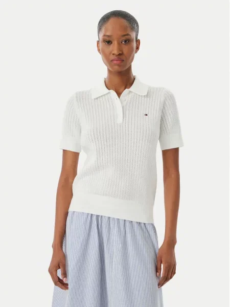 Polo majica Tommy Hilfiger bijela