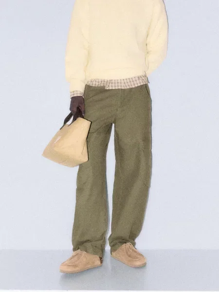 Kalhoty Pull&bear zelené