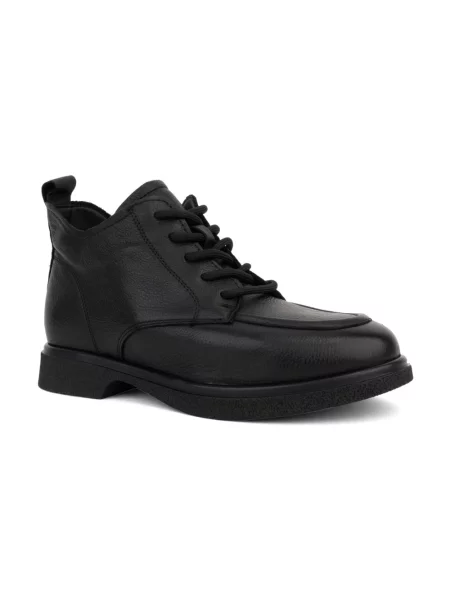 Botki Linda Baumann skórzane casual czarne