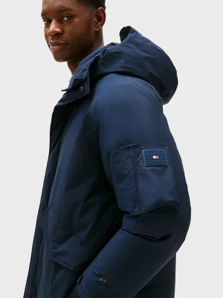 Пуховик Tommy Hilfiger синий