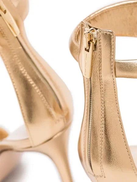 Sandale Gianvito Rossi din piele auriu