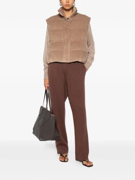 Vestă Brunello Cucinelli de catifea cord