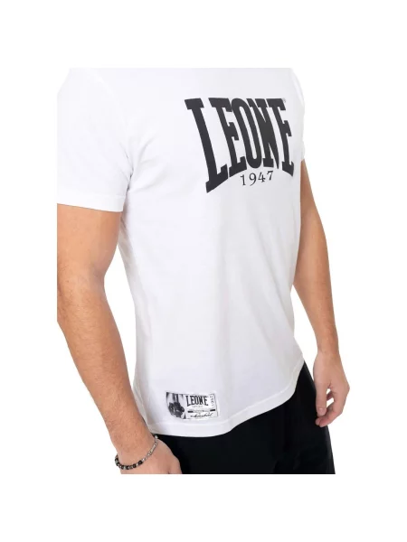 Scurt tricou Leone 1947 cu mâneci scurte alb