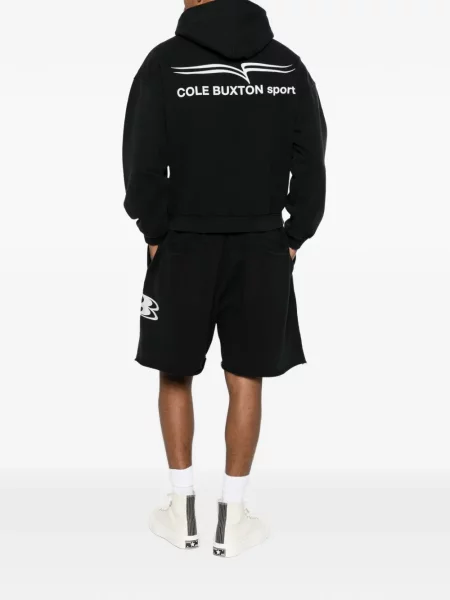 Hanorac cu glugă Cole Buxton cu imagine negru