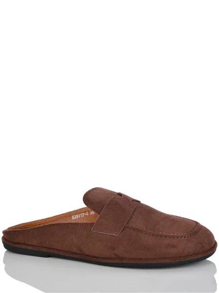 Замшевые сабо Navigator коричневые