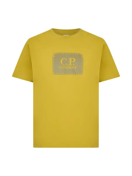 Koszulka C.p. Company z logo żółta