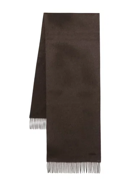 Fular Zegna din cașmir maro