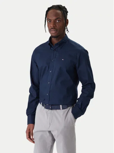 Tommy Hilfiger Πουκάμισο Σκούρο μπλε