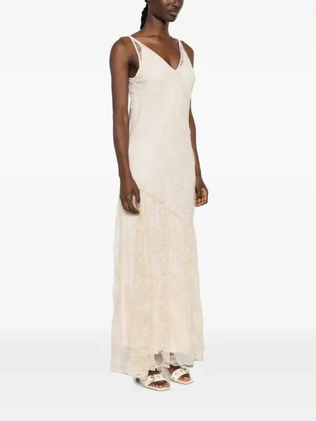 Rochie maxi Rame cu decolteu în V