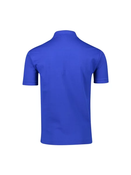 Koszulka polo Lacoste z krótkim rękawem niebieska