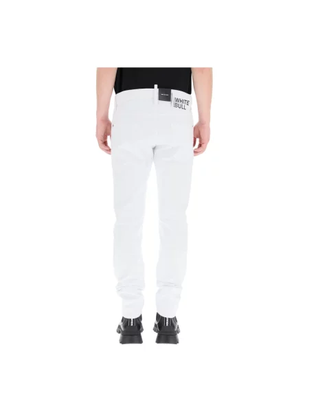 Spodnie Dsquared2 białe