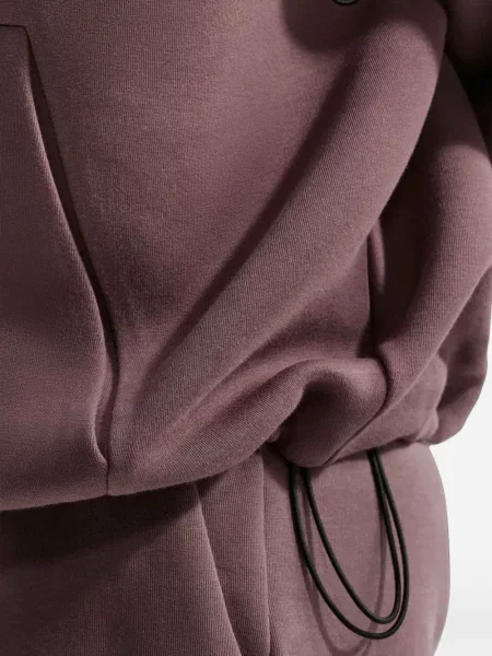 Leggings Nike alergare din fleece cu cordon albastru