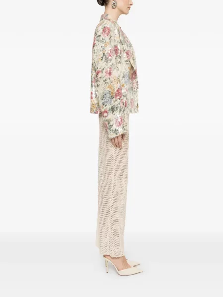 Sacou Nissa cu paiete cu model floral