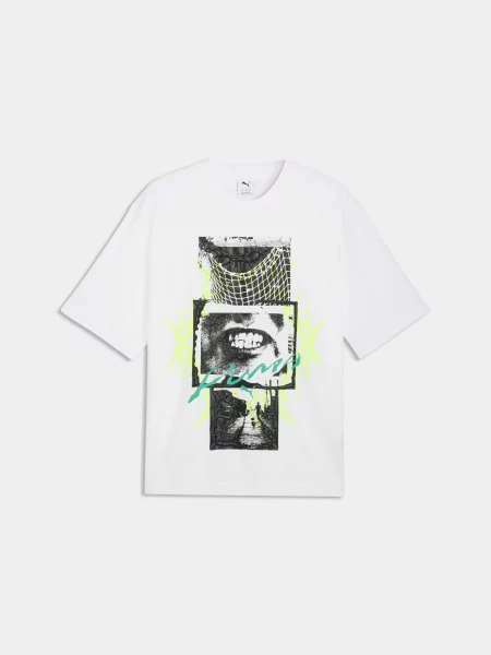 Футболка PUMA Tech-x Boxy Tee комбінований верх білий